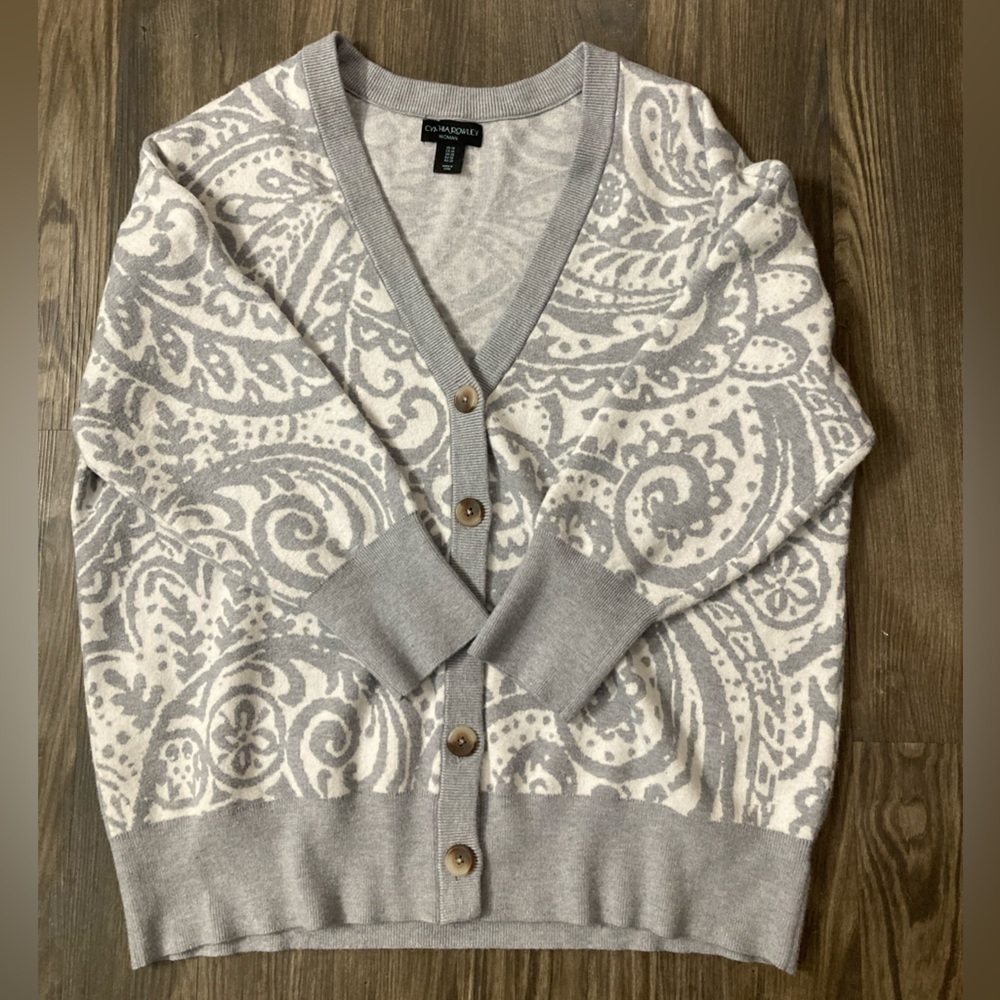 Cynthia Rowley Women’s‎ 1X Gray Cardigan